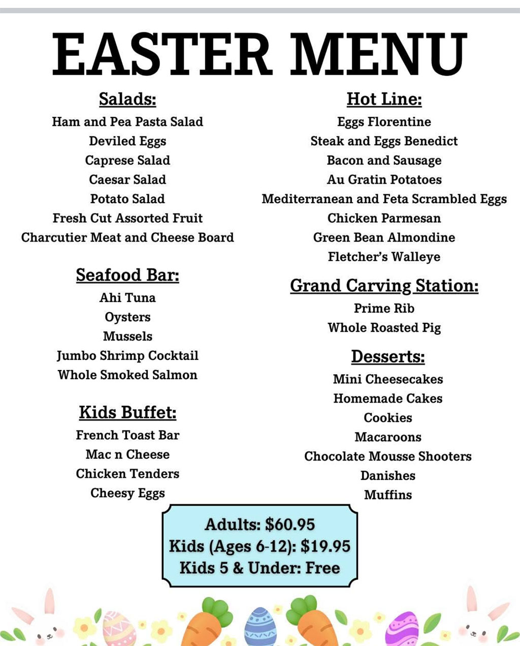 Lord Fletcher's Easter Brunch