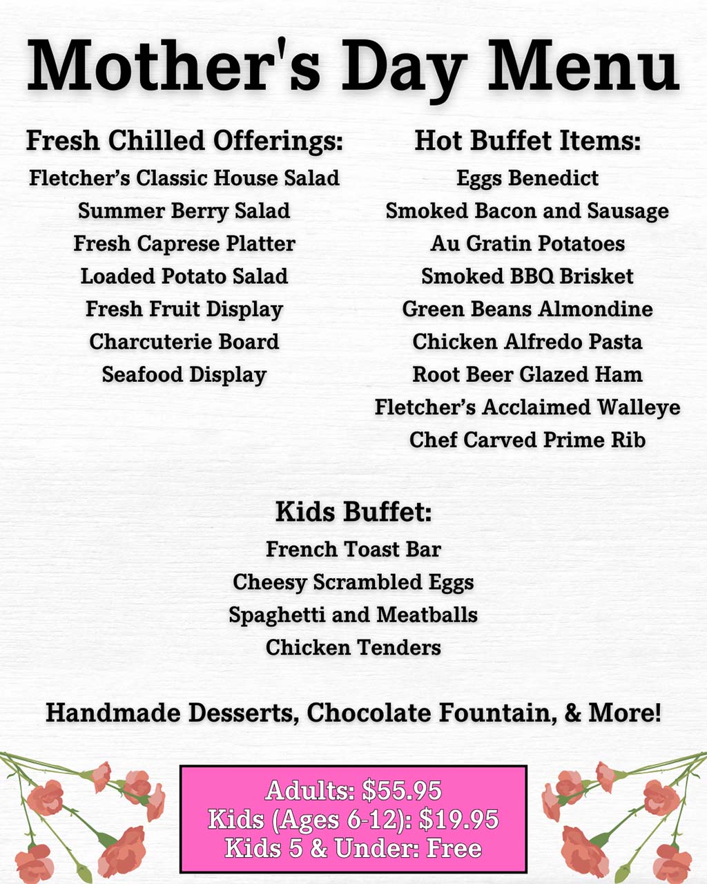 Lord Fletcher’s Mother’s Day Brunch